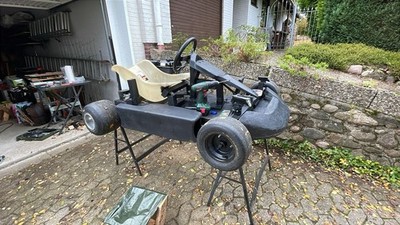 DIY GOKART (RENNKART) KIT FÜR BASTLER NUR BAUTEILE ACHSEN, RÄDER, ABDECKUNG USW