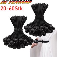 60x Expanderschlinge Spanngummi Planenspanner mit Kugel Zeltgummis Gummispanner