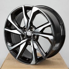 18x8 Inch Smoked Wheel Rims for Honda Civic 5x114.3 Offset 50mm 64.1mm 2017-2021