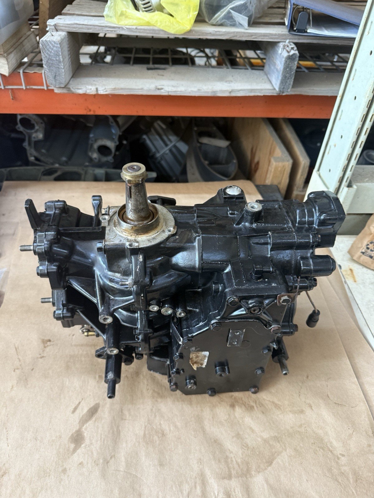 OEM 1996 EVINRUDE 48 HP 2 STROKE OUTBOARD POWERHEAD 145 PSI  PN# 0437342 (B-128)