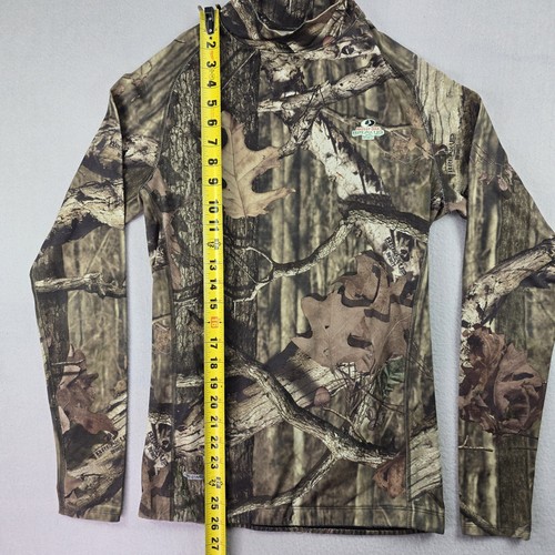 Starter Dri Star Mossy Oak Long Sleeve Hunting Shirt Size Medium Base Layer Camo - Picture 6 of 11