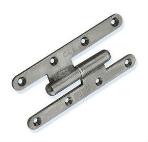 Paumelle renforcée gauche Torbel 190x70 mm en acier zingué pour porte lourde
