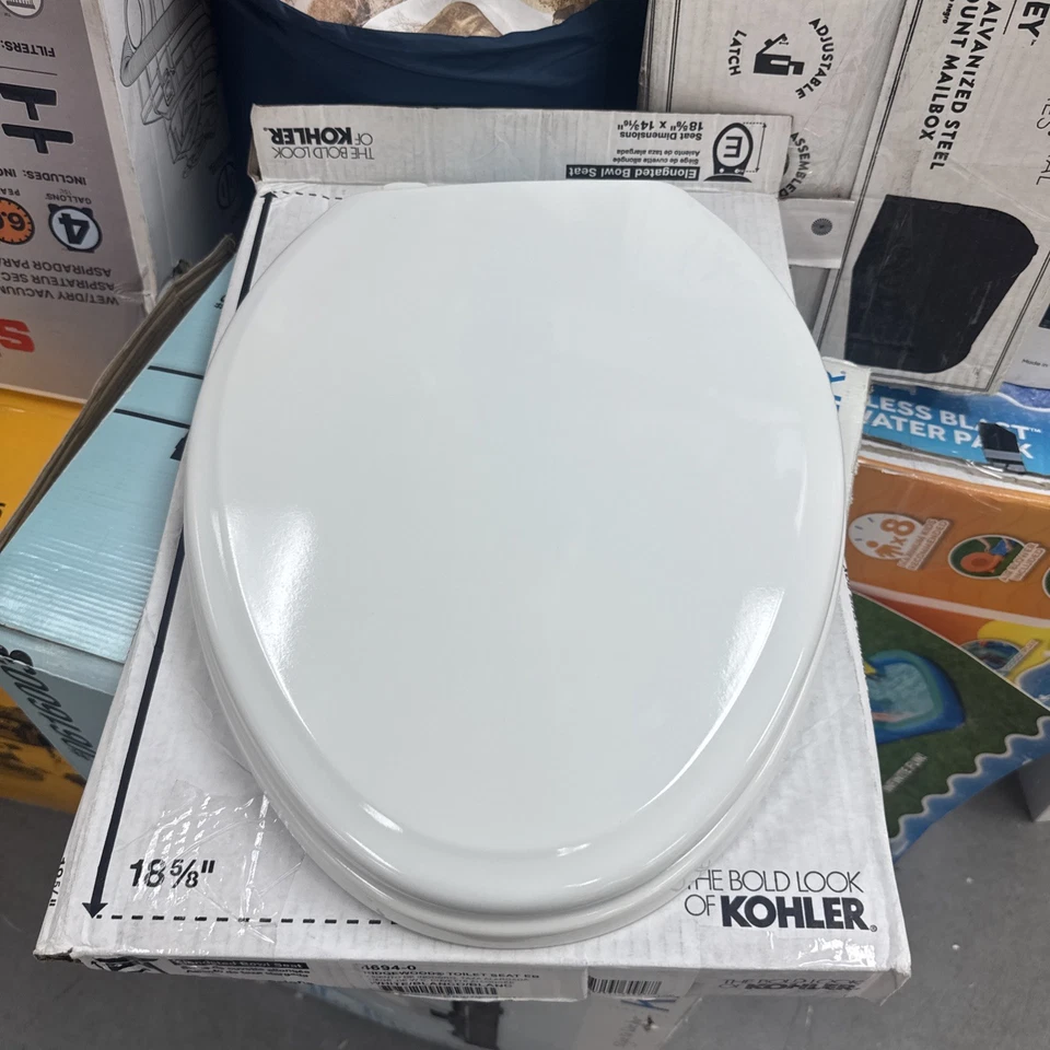 Asiento de inodoro Ridgewood Eb Kohler sin tornillos** Foto 4 de 4