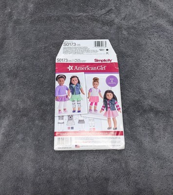 SIMPLICITY S0173 AMERICAN GIRL DOLL PATTERNS**UNCUT**