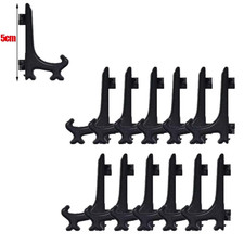 6" Acrylic Plate Stands for Display Plate Holder Transparent 12Pcs