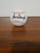 DONALD J TRUMP POTUS AUTOGRAPED SIGNED BASEBALL HOLOGRAM/COA/CASE