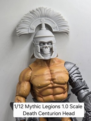 3d Printed 1.0 Head For Mythic Legions 1/12 Scale DEATH CENTURION HEAD
