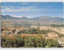 Postcard Ovalle City View Coquimbo Region Chile South America Vintage Scenic