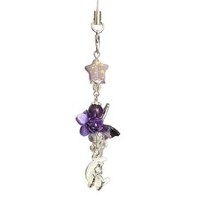 Purple Beaded Tassels Phone Charm Accessory For Stylish Mobile Accessory Lovers
