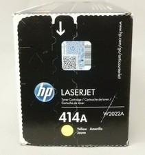NEW Genuine Original HP 414A Yellow Toner Cartridge W2022A OPEN BOX OPEN TUB