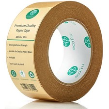 Ultra Strong Kraft Paper Packing Tape, Heavy Duty Brown Packing Tape for Box  C