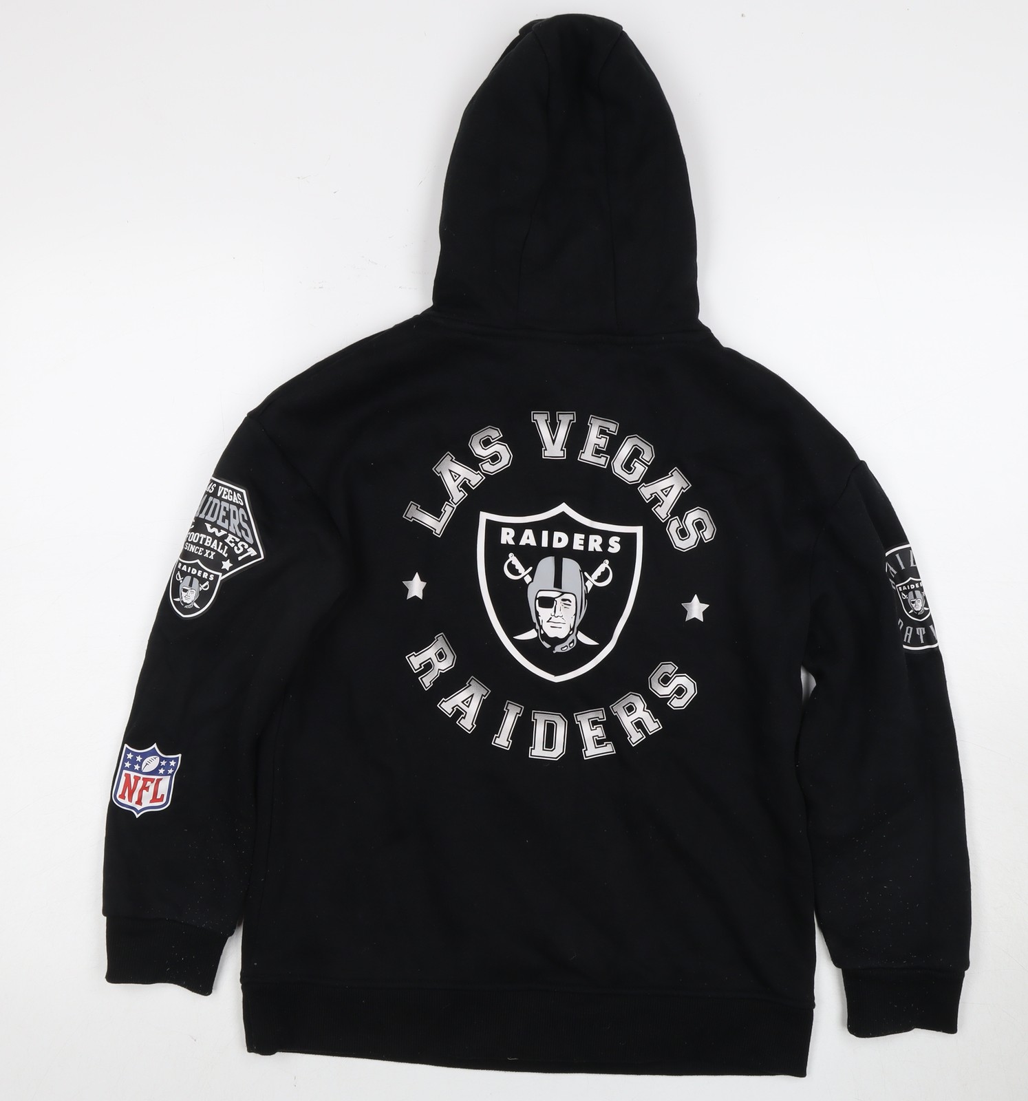 Primark Boys Black NFL Hoodie 10-11 Years image 2