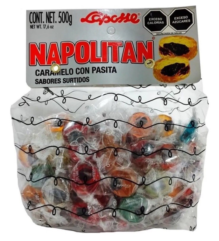 Pack de 2 Laposse Caramelo Con Pasitas Napolitano 500g