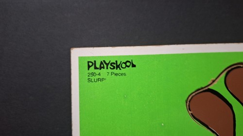 Vintage 1978 Playskool Garfield & Odie SLURP! #250-4 Wooden Tray Puzzle 7 Pcs - Picture 8 of 19