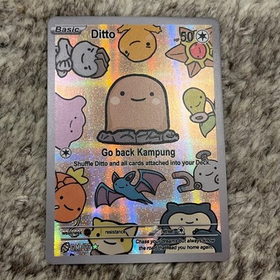 After Skool Hobby Ditto Diglett 23 Series 2 Fan Art Genetic Mystery 1st Print