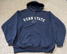 Vintage Y2K Nike Team Penn State University Center Swoosh Hoodie Size Medium