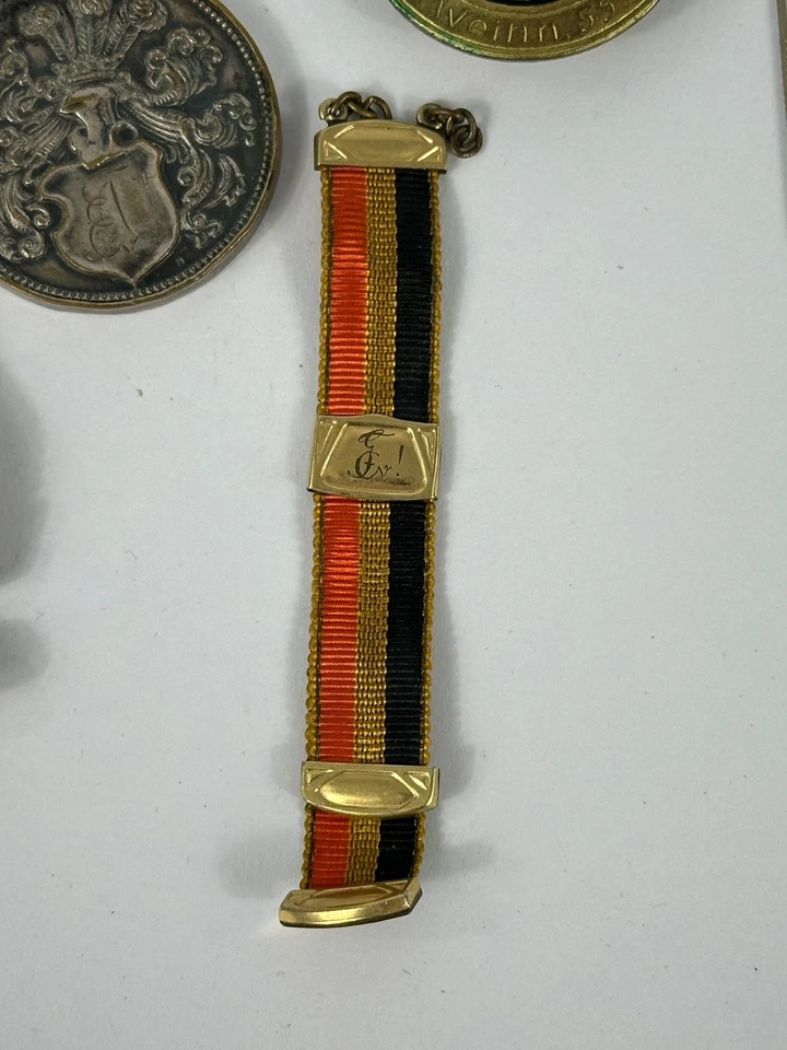 Alte Studentika Zipfel Wimpel Medaille Burschenschaft Frankonia ? Verbindung - Bild 3 von 4