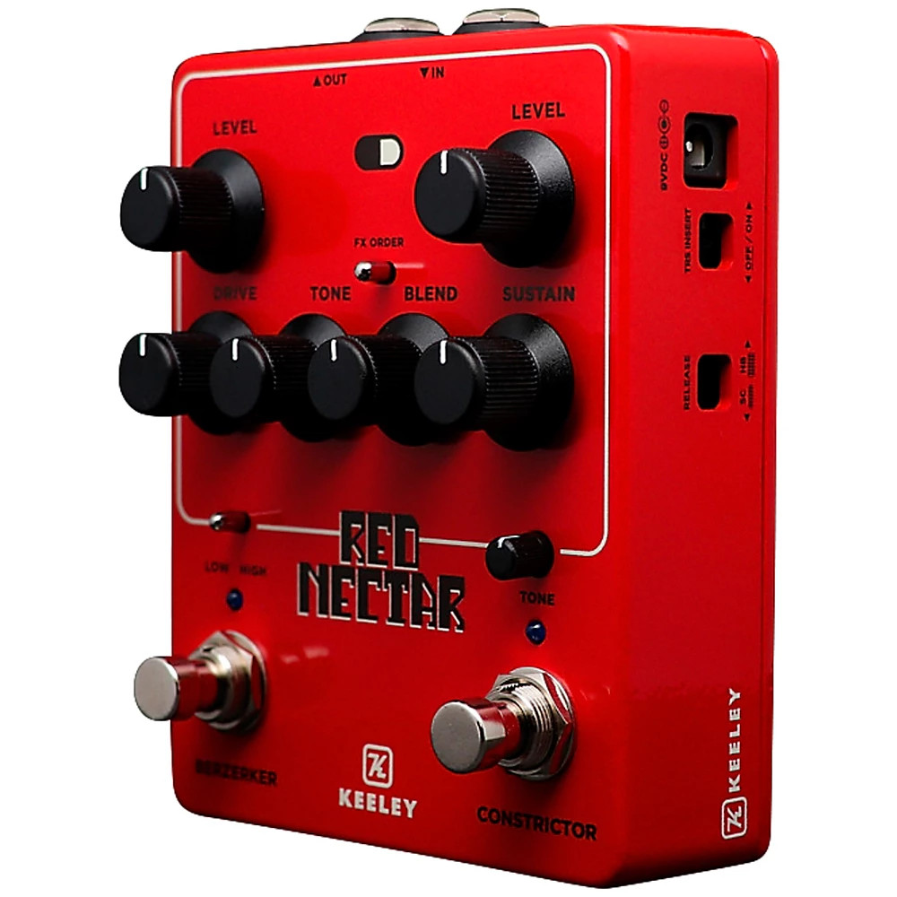 Keeley Electronics Red Nectar Overdrive and Compressor Dual