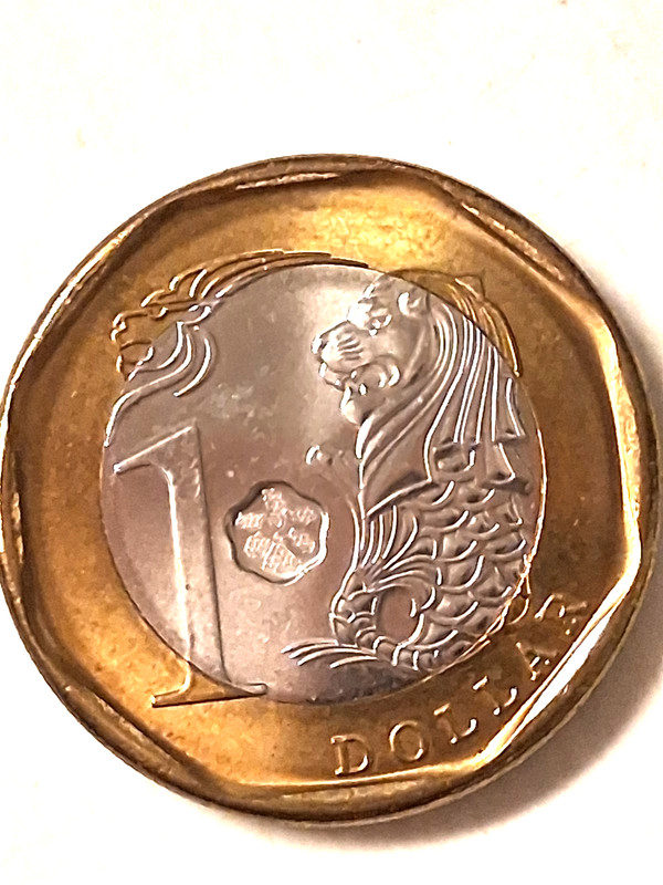 2017 Singapore One Dollar  . Great Collection