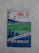 LEICESTER CITY V WOLVEHAMPTON WANDERERS ( SATURDAY 30TH APRIL 1949 )