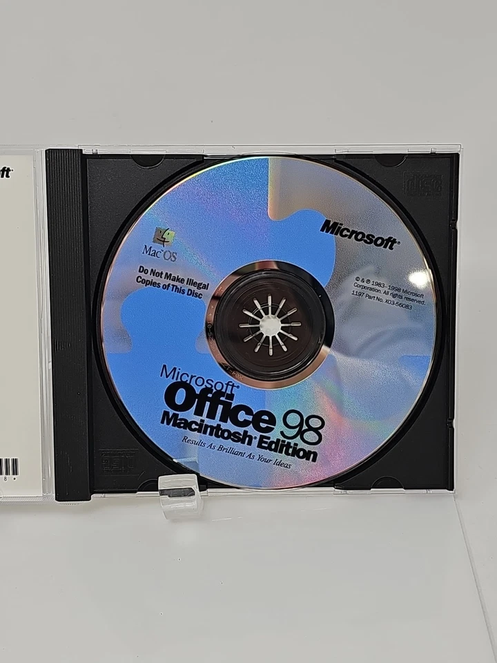 Microsoft Office 98 Macintosh Edition Clean But Untested - Image 2 of 4