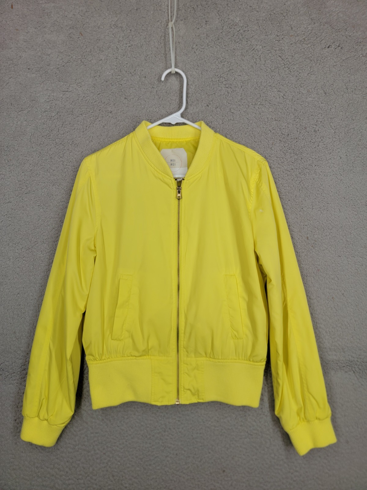 Yellow Bomber Jacket Size S Small