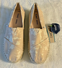 Toms Alpargata Natural Multi Rope Espadrille Slip On Shoes Womens 8.5 New