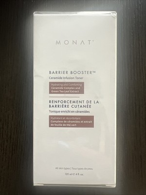 Monat Barrier Booster Ceramide Infusion Toner 120 ml / 4 fl oz - New/Sealed!