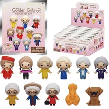 Monogram • GOLDEN GIRLS (S6) • 3D Foam  Collectible Bag Clips • Ships Free