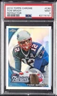 2010 TOPPS CHROME REFRACTOR #C80 TOM BRADY PSA 9