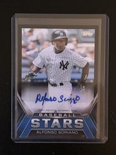 2021 Topps Update #BSA-AS Alfonso Soriano Baseball Stars Autographs Black #/199