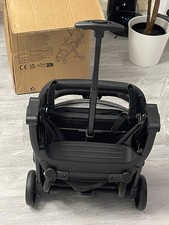 Portable Baby Stroller One-Hand Folding Pushchair W/Adjustable Backrest