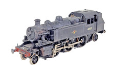 Bachmann OO BR Lined Black Ivatt 2MT 2-6-2T Steam Loco 41322 Non Runner Unboxed