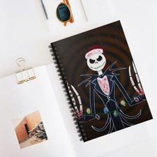 "Bloody Jack" Spiral Notebook - Perfect Gift for Halloween or Christmas ... 