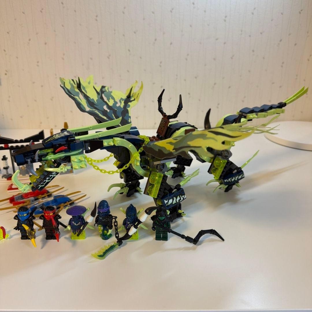 LEGO NINJAGO Attack of the Morro Dragon 70736 In 2015 Used W