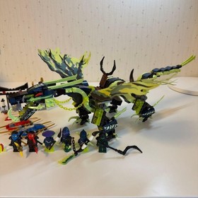 LEGO NINJAGO Attack of the Morro Dragon 70736 In 2015 Used W/Manual & Box As Is