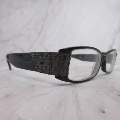 Carmen Marc Valvo Francesca Slate Black Eyeglass Frames 50-14-132 Rectangular