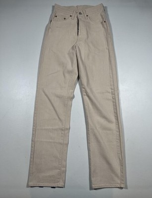 Replay Jeans Mens 27 Beige Denim Classic Regular Straight Leg Italy M991