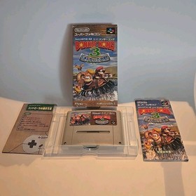 Super Donkey Kong 3 For Nintendo Super Famicom SFC SNES CIB Complete