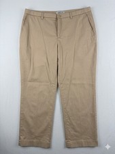 Coldwater Creek Straight Leg Pants in Khaki