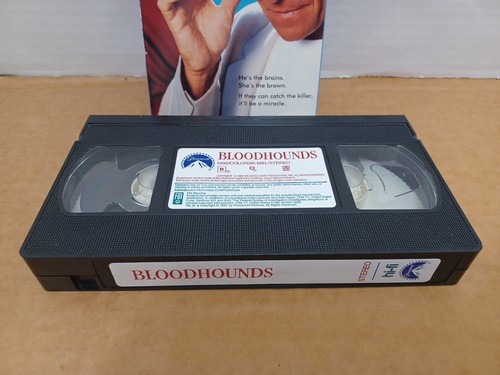 Rare OOP Rental Bloodhounds VHS Movie Tape Corbin Bernsen R rated Paramount - Imagen 16 de 18
