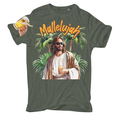 Herren T-Shirt Malle Danket dem Herrn mallorca motive sprüche 2024 fun spass