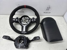 OEM 2017 BMW X5 X6 F15 F16 M SPORT HEATED STEERING WHEEL SET 7849447 6827372