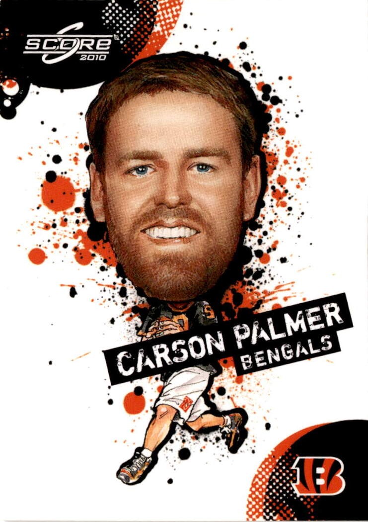 2010 Score #8 Carson Palmer NFL Players Cincinnati Bengals