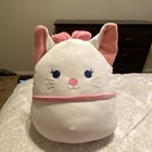 Disney The Aristocats Marie Large Plush Stuffed Animal White Cat Pink Bow — photo 1