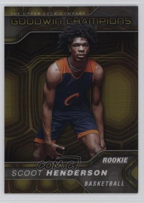 2023 Goodwin Champions Platinum Tortoise Shell Scoot Henderson Rookie RC 2q0