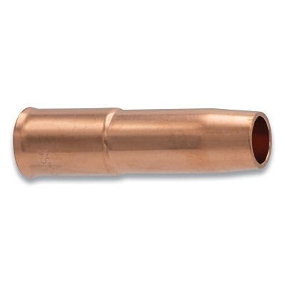MIG Gun Nozzle, 5/8 in Bore, 1/8 in Recess, Tweco Style 24A, Short Stop ORS
