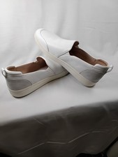 Vionic Women's White Leather Penelope Slip-On Sneakers Shoes Sz 10 EU 41