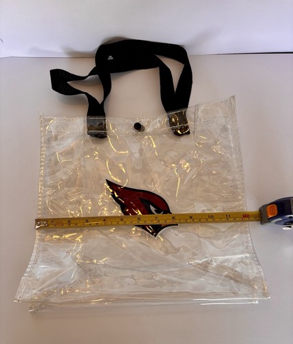 NFL Officially Licensed Arizona Cardinals Clear Reusable Bag - Picture 3 of 3
