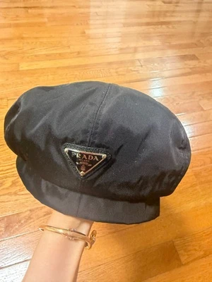 Prada Casquette Black NERO Testu 1HC551 2DMI Good Condition Nylon Size M - Image 1 of 4